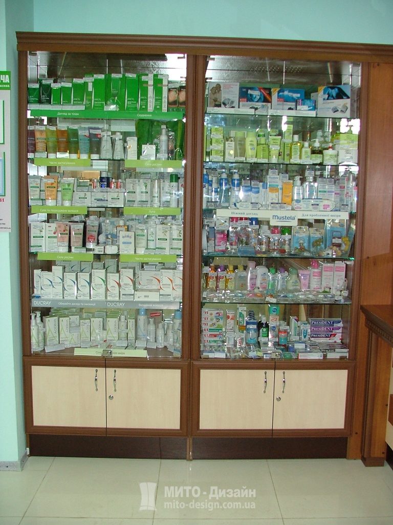 витрины для аптеки